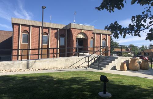 City hall entrance