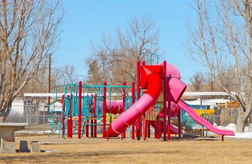 Colorful playground