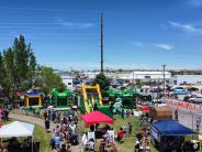 bouncy houses