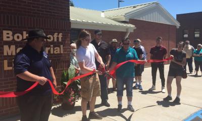 Library Ribbon cutting