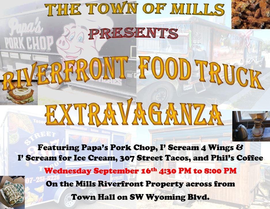 Riverfront Food Truck Extravaganza Mills, WY