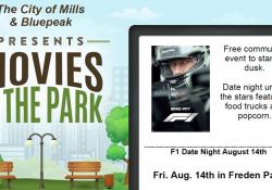 Mills Summer Movie Nights: Date Night with F1